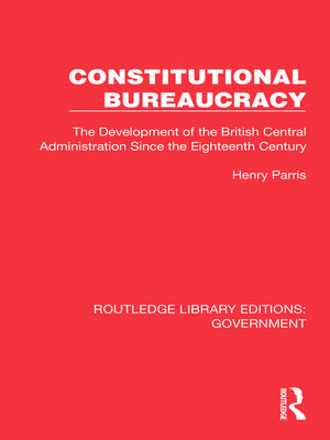 cover image of Constitutional Bureaucracy